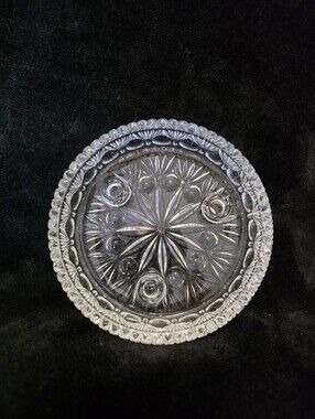 Princess House 24% Lead Crystal 3-lite Taper Candle Holder Model #830